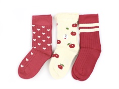 Minipop chili pepper socks bamboo (3-pack)